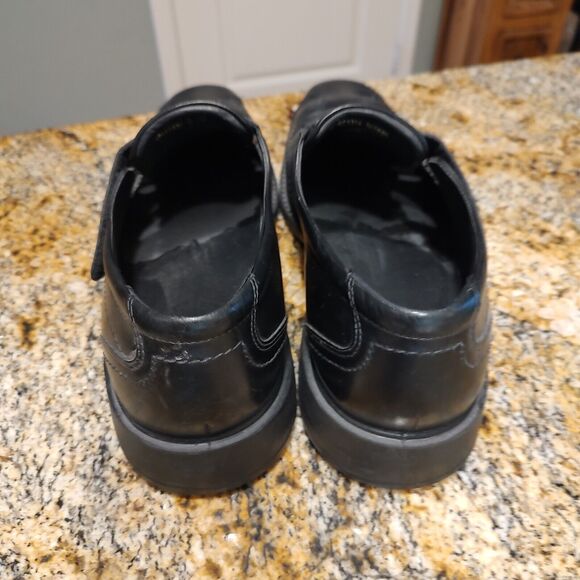 ECCO Mens Abel Black Monk Strap Weave Oxford Dress Shoe 601314 EUR 47 US 13-13.5 - Picture 9 of 12